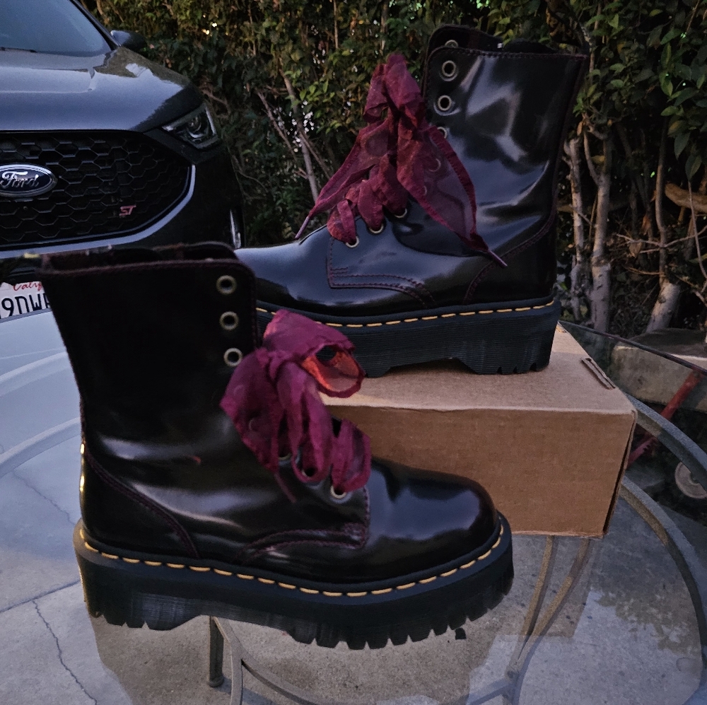 RARE- Jadon Arcadia Leather Platform Boot - Picture 15 of 15